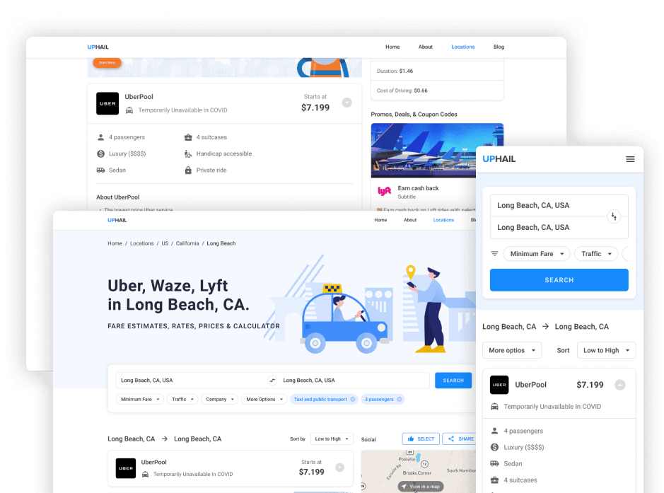 Development and deployment of a ride hailing web-app with 100k+ monthly active users
